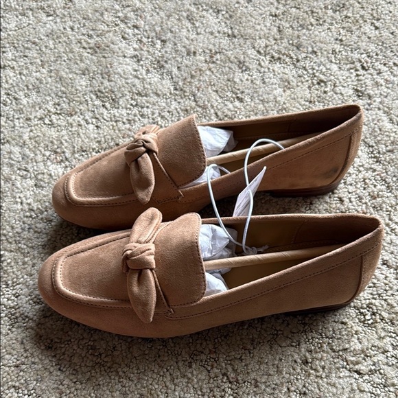 J. Crew Factory Sueded Bow Loafers - Picture 2 of 8